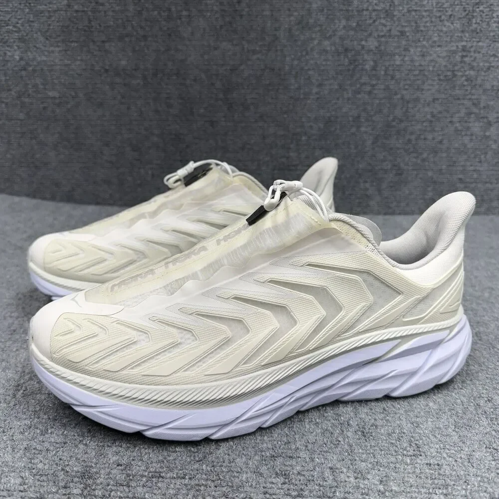 Hoka One One U Project Clifton Zip Shoes Men's Size 13 1127924 BDBLR Lunar Rock